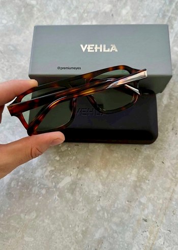 Vehla yeşil cam leopar güneş gözlüğü - Görsel 2