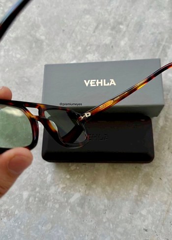 Vehla yeşil cam leopar güneş gözlüğü - Görsel 3