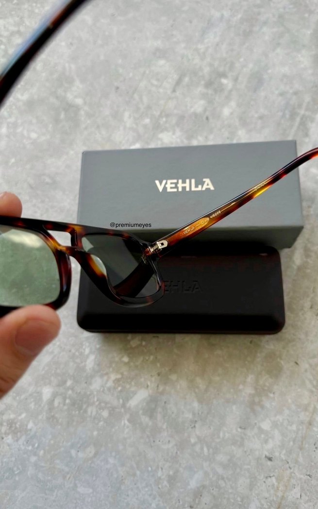 Vehla yeşil cam leopar güneş gözlüğü - Görsel 3