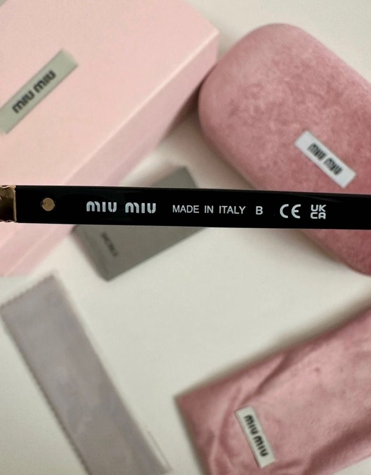 Miu Miu Siyah  Kadın Gözlüğü - Görsel 4