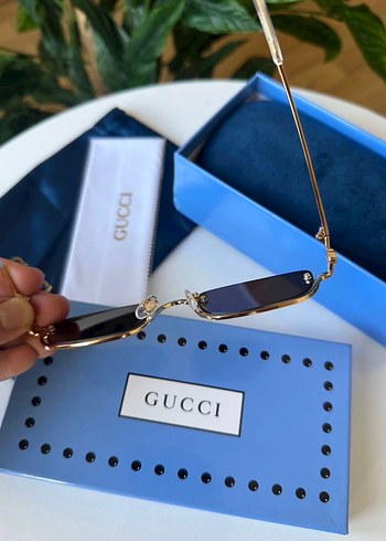 Gucci Kadın Gold Güneş Gözlüğü - Görsel 6