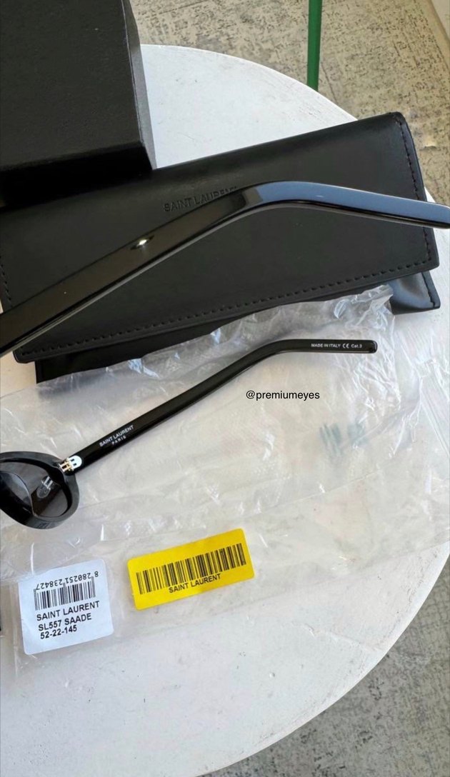Saint Laurent Siyah Kadın Gözlüğü - Görsel 4