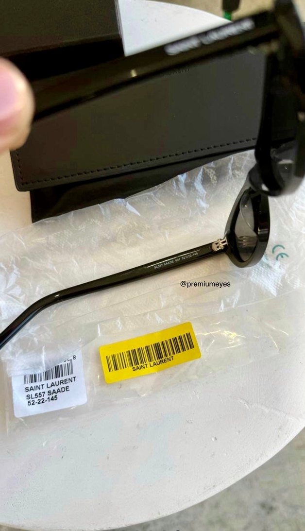 Saint Laurent Siyah Kadın Gözlüğü - Görsel 5