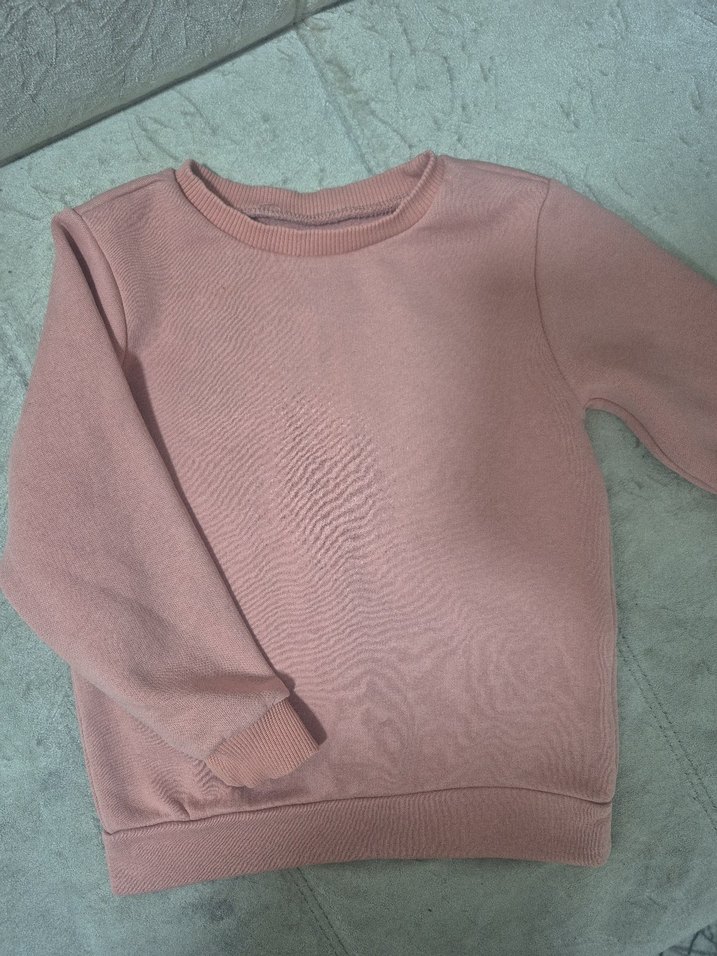 Kız Çocuk Pembe Uzun Kollu Sweatshirt - Görsel 2