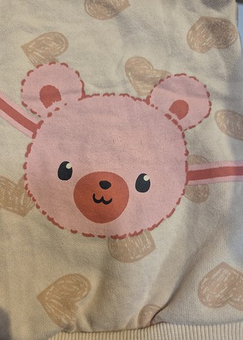 Kız Çocuk Desenli Sweatshirt - Görsel 5