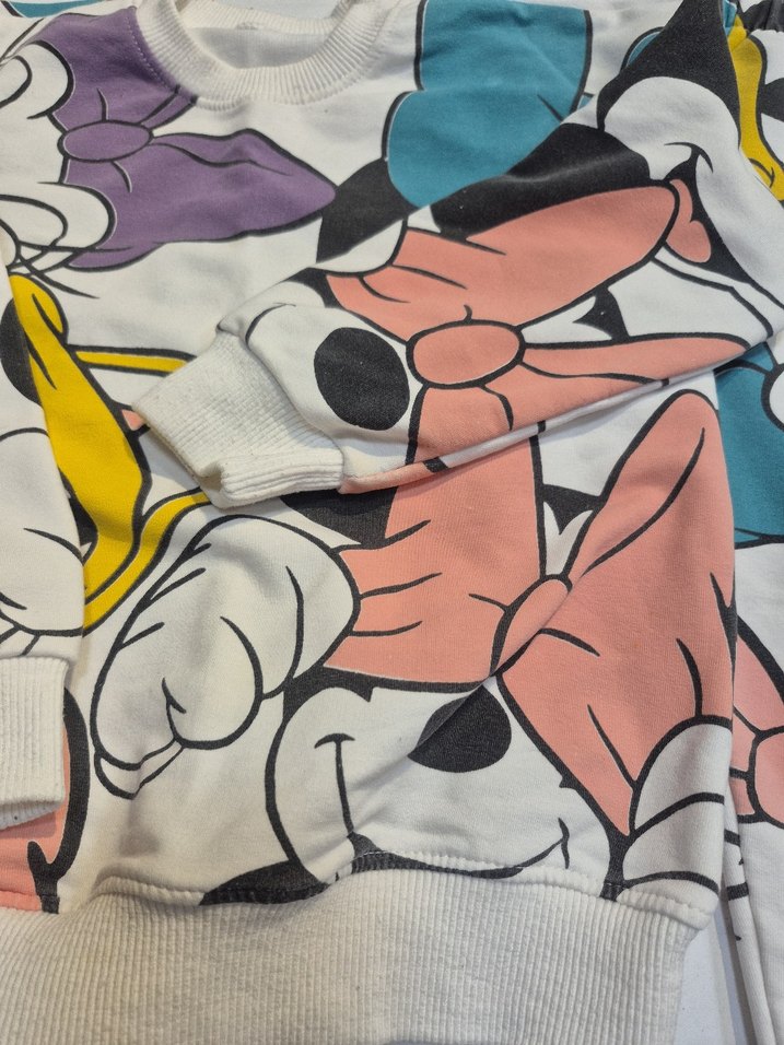 Renkli Baskılı Kız Eşofman Takımı - Görsel 3