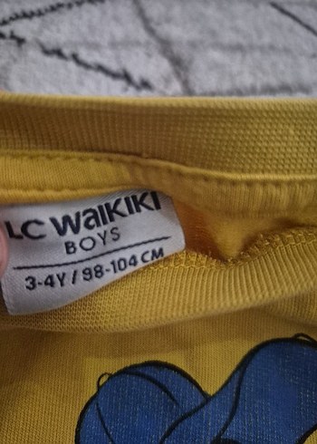 Sarı Baskılı Erkek Çocuk Sweatshirt - Görsel 4