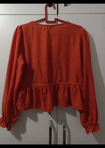 Turuncu Bohem Bluz - Görsel 4