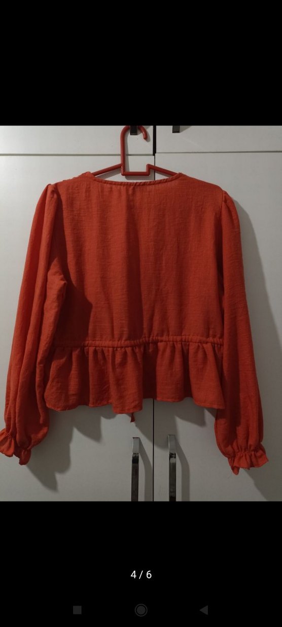 Turuncu Bohem Bluz - Görsel 4