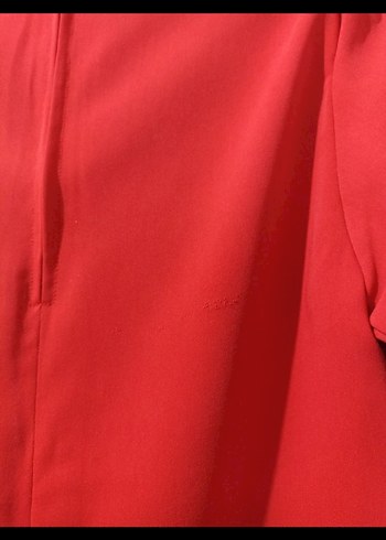 Kırmızı Uzun Kollu Kadın Bluz - Görsel 5