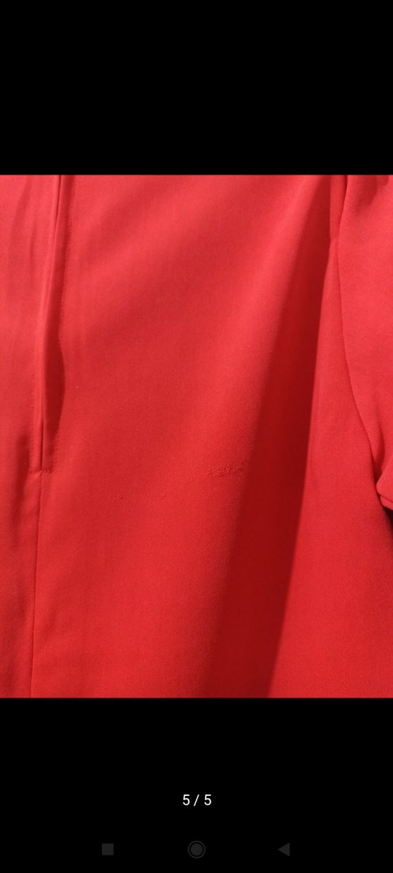 Kırmızı Uzun Kollu Kadın Bluz - Görsel 5