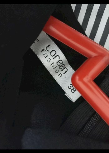 Beyaz Siyah Oversize Kadın Bluz - Görsel 3