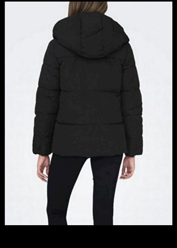 Only Siyah  Kapitone Kaban - Görsel 5