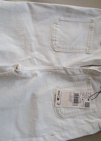 mango beyaz jean - Görsel 4