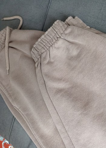 Bej Rahat Kesim Kadın Eşofman Altı - Görsel 2