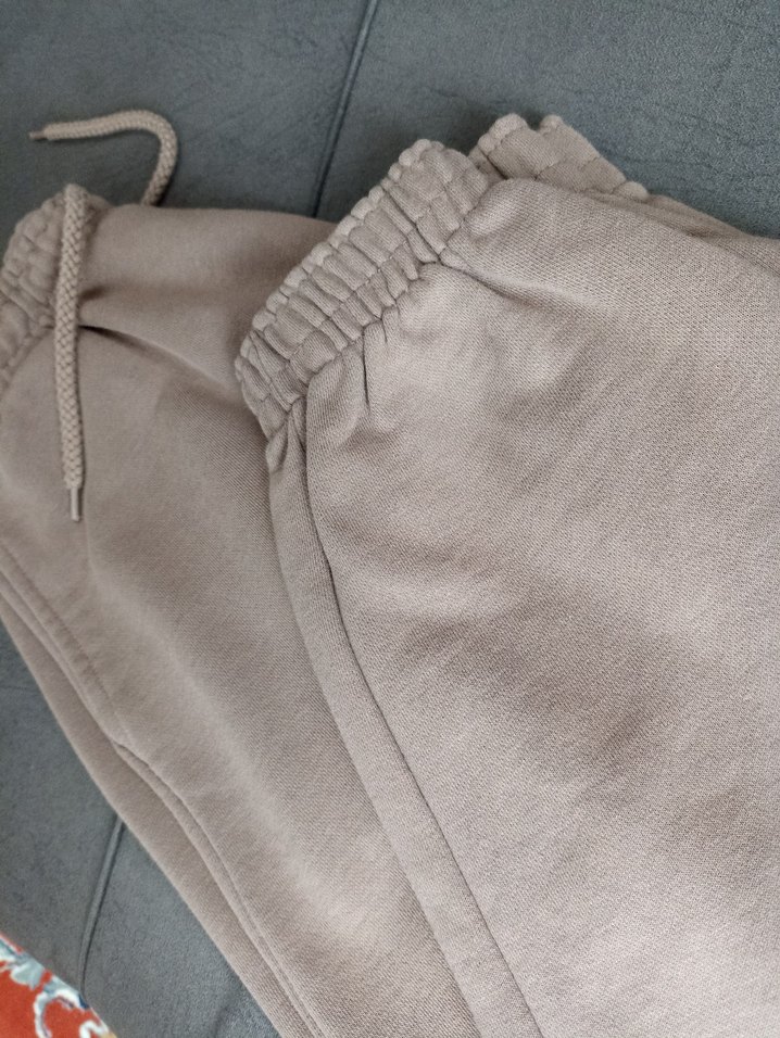 Bej Rahat Kesim Kadın Eşofman Altı - Görsel 2