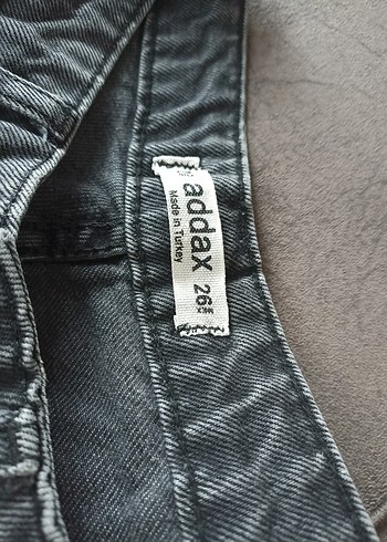 Gri Normal Kesim Kadın Denim Pantolon - Görsel 5