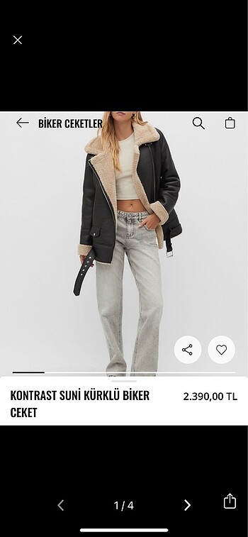 Stradivarius biker ceket