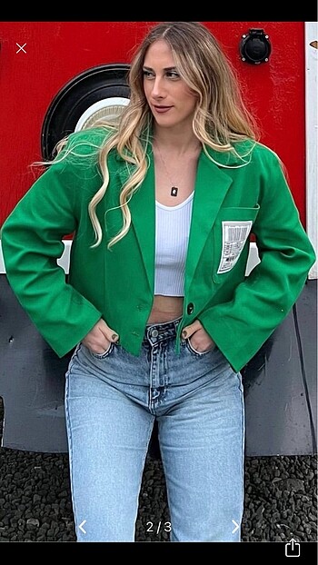 Diğer Crop ceket