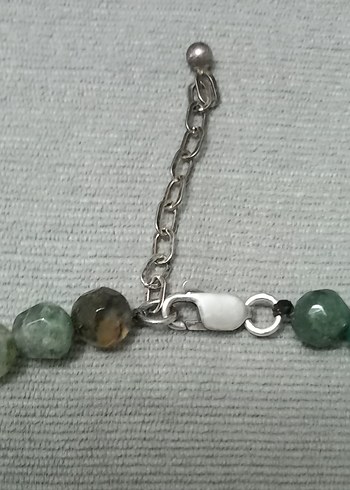 Gümüş yeşil akik kolye? - Görsel 4