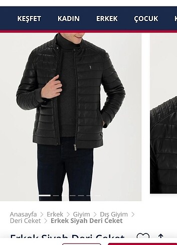 ORJİNAL US POLO DERİ MONT CEKET FATURA MEVCUT - Görsel 6