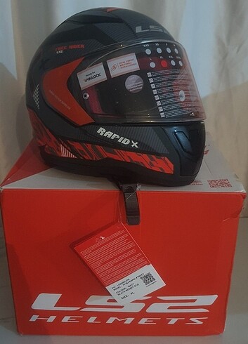 LS2 SIFIR KASK.. JELATİN ÜSTÜNDE.. L VE XL BEDEN MEVCUT.. 3699 L - Görsel 3