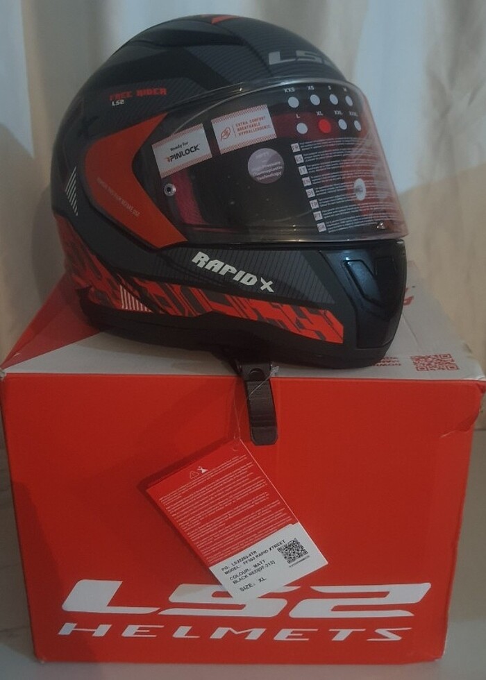 LS2 SIFIR KASK.. JELATİN ÜSTÜNDE.. L VE XL BEDEN MEVCUT.. 3699 L - Görsel 3