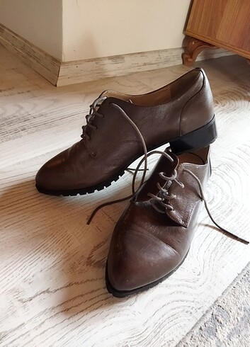 39 Beden kahverengi Renk Nine West oxford ayakkabı 