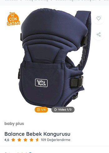 Koyu Mavi Bebek kanguru - Görsel 3