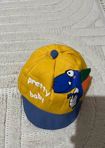 Renkli Dinozor Baskılı Erkek Çocuk Şapkası - Görsel 2