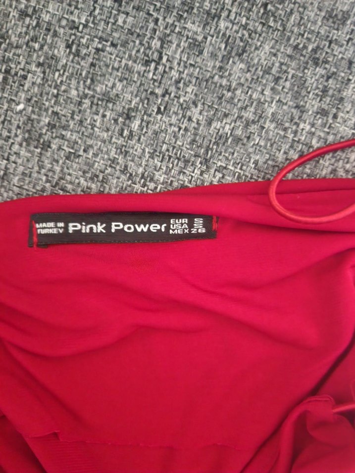 Kırmızı İnce Askılı Midi Kadın Atlet - Görsel 2