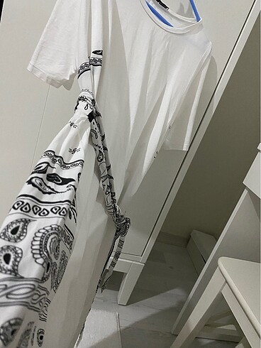 Midi beyaz elbise - Görsel 5