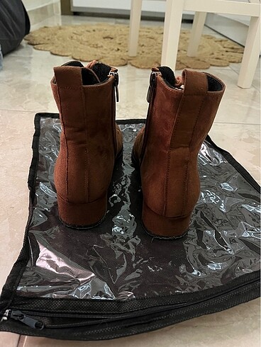 Camel rengi bilekte bot - Görsel 8
