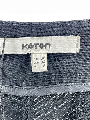34 Beden siyah Renk Koton Kumaş Pantolon %70 İndirimli.