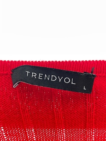 l Beden kırmızı Renk Trendyol & Milla Kazak / Triko %70 İndirimli.