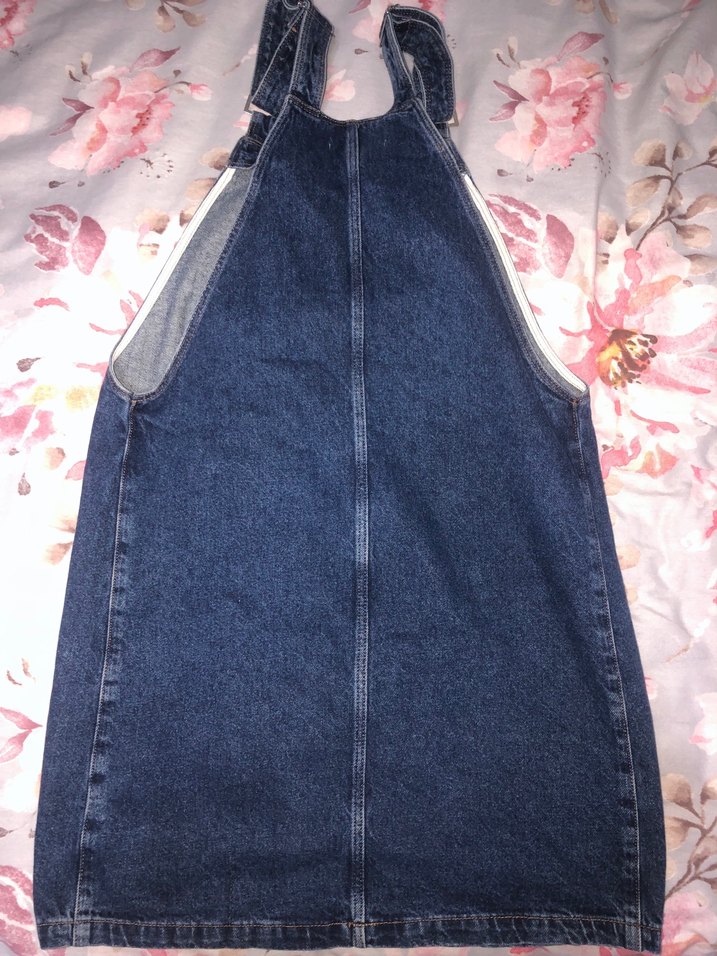 Kadın Lacivert Denim  Salopet - Görsel 2