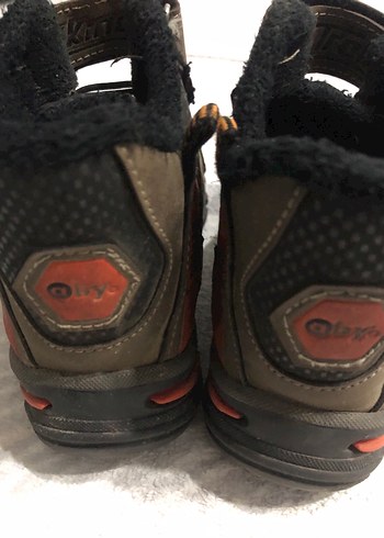 Kahverengi Çocuk Botu, Kemerli, Yılan Desenli - Görsel 2