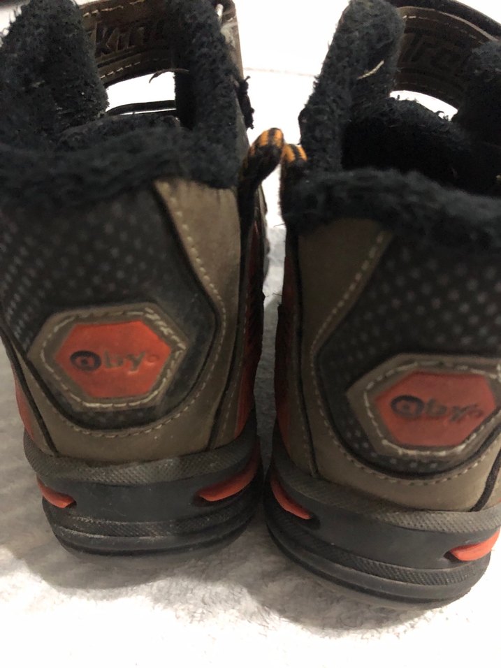 Kahverengi Çocuk Botu, Kemerli, Yılan Desenli - Görsel 2