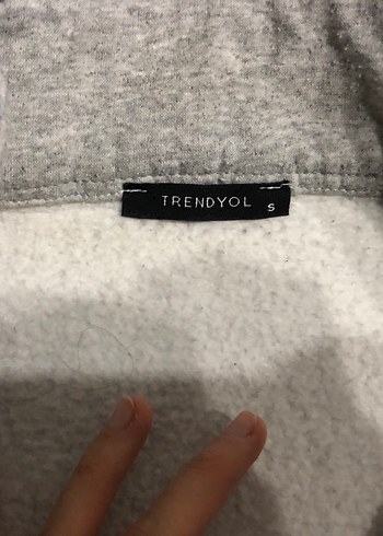 Gri Fermuarlı Kadın Sweatshirt - Görsel 3