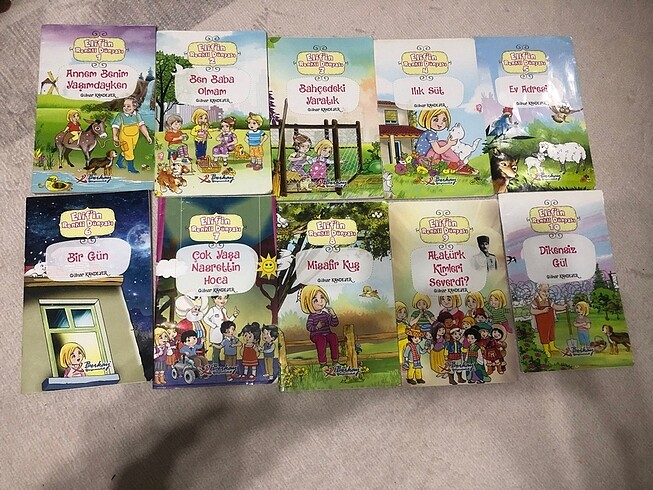 Çocuk kitap okuma seti