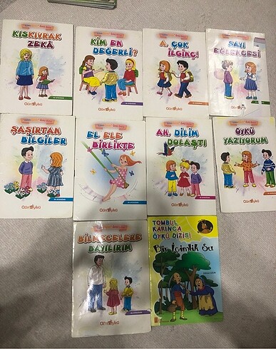 Çocuk kitap okuma seti