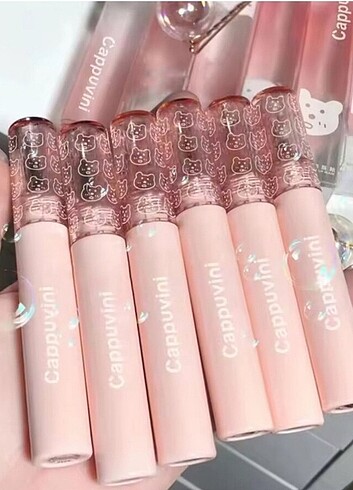 Cappuvini Pink bear lip glaze #05