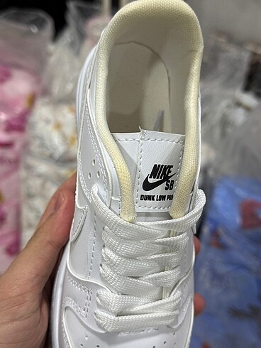 Nike Nike dunk low spor ayakkabı beyaz