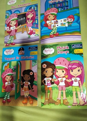 Çilek Kız Çocuk Kitap Seti 4'lü