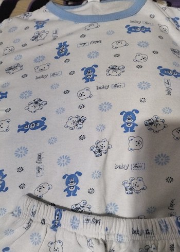 Mavi Baskılı Çocuk Pijama Altı - Görsel 3