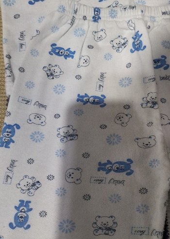 Mavi Baskılı Çocuk Pijama Altı - Görsel 2