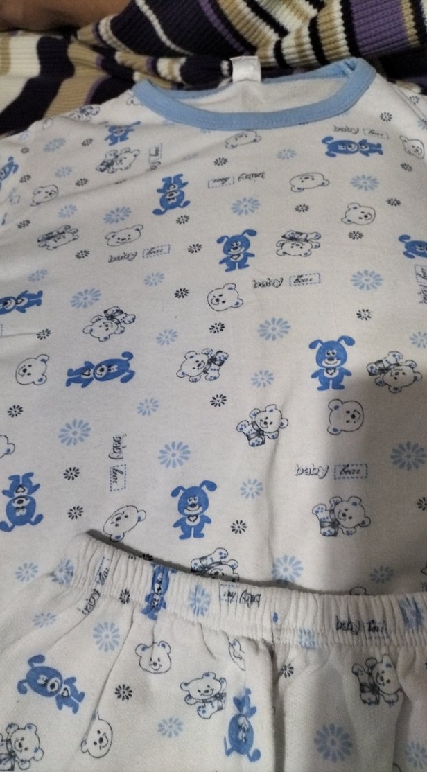 Mavi Baskılı Çocuk Pijama Altı - Görsel 4