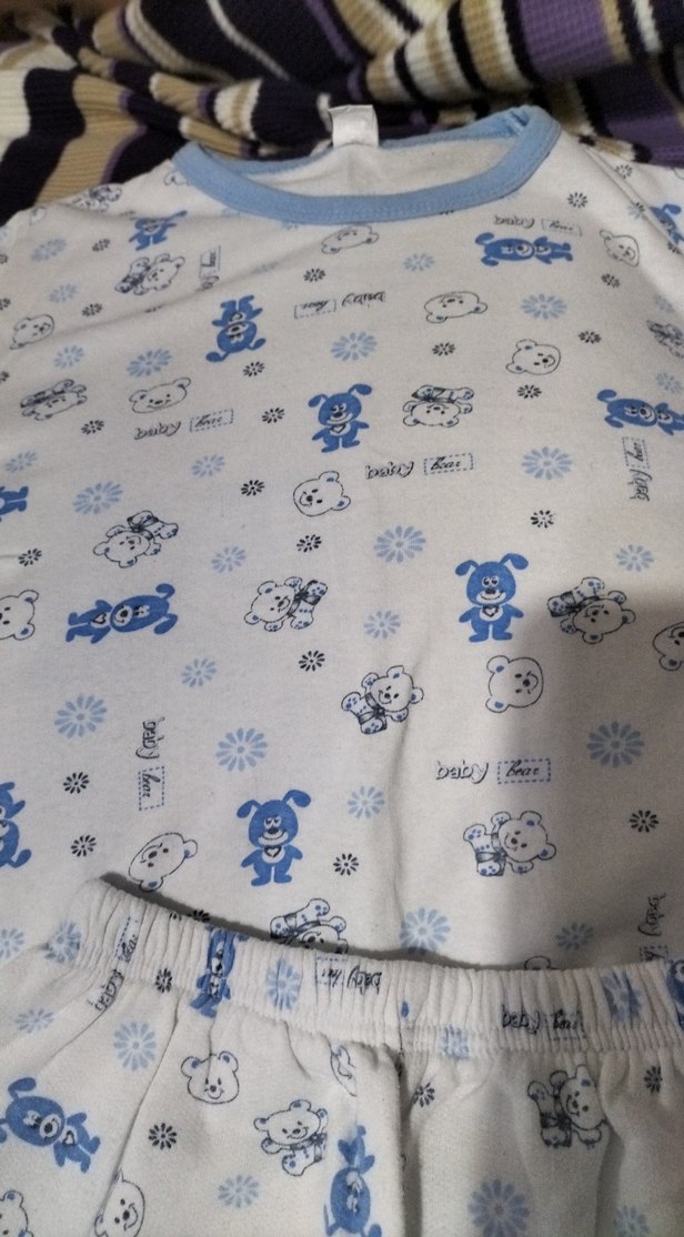 Mavi Baskılı Çocuk Pijama Altı - Görsel 3