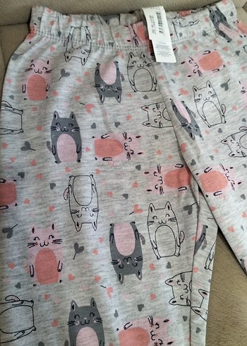 Uzun Kollu Pamuklu Pijama Takımı 3_4 yas - Görsel 6