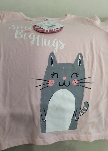 Uzun Kollu Pamuklu Pijama Takımı 3_4 yas - Görsel 3